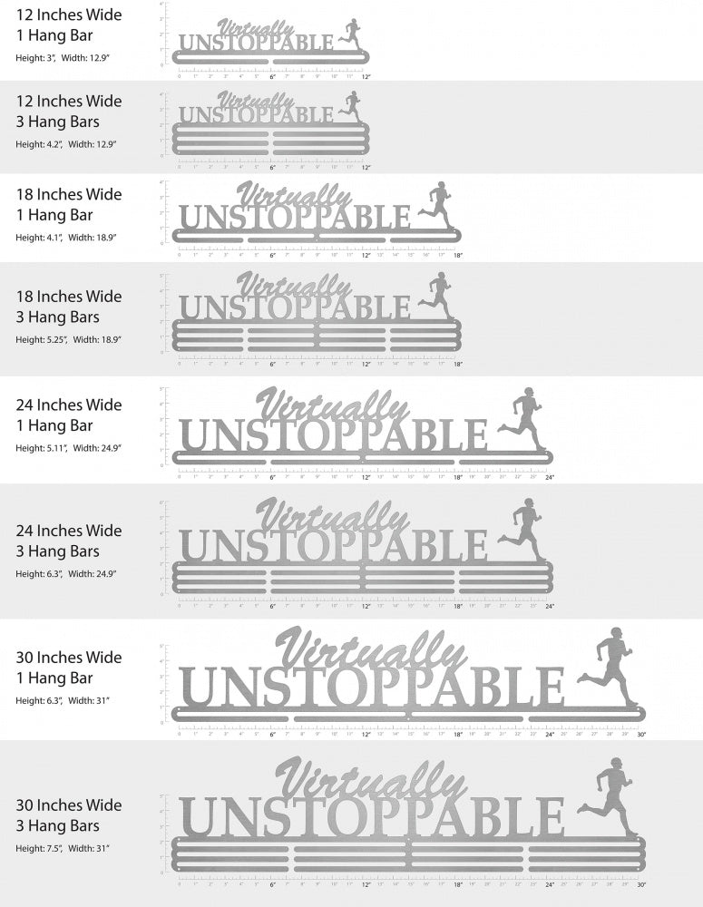 Virtually Unstoppable medaljehenger (herre)