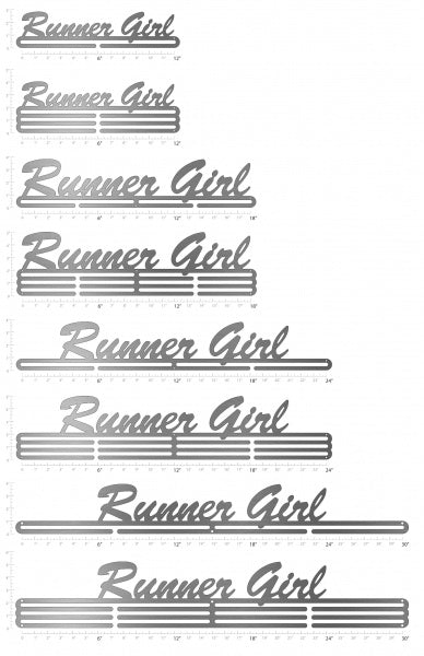 Runner Girl medaljehenger