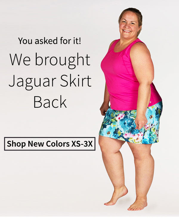 Jaguar Skirt - Blue Hawaii