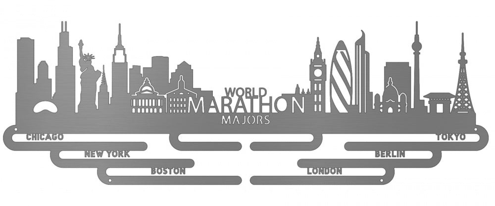 World Marathon Majors Cityscape Medal Hanger - Pre-order