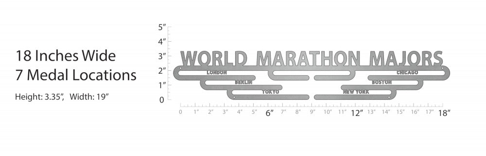 World Marathon Majors medal hanger