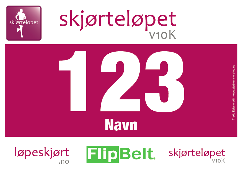Skjørteløpet V10K 2015 virtuelt - UTSOLGT!