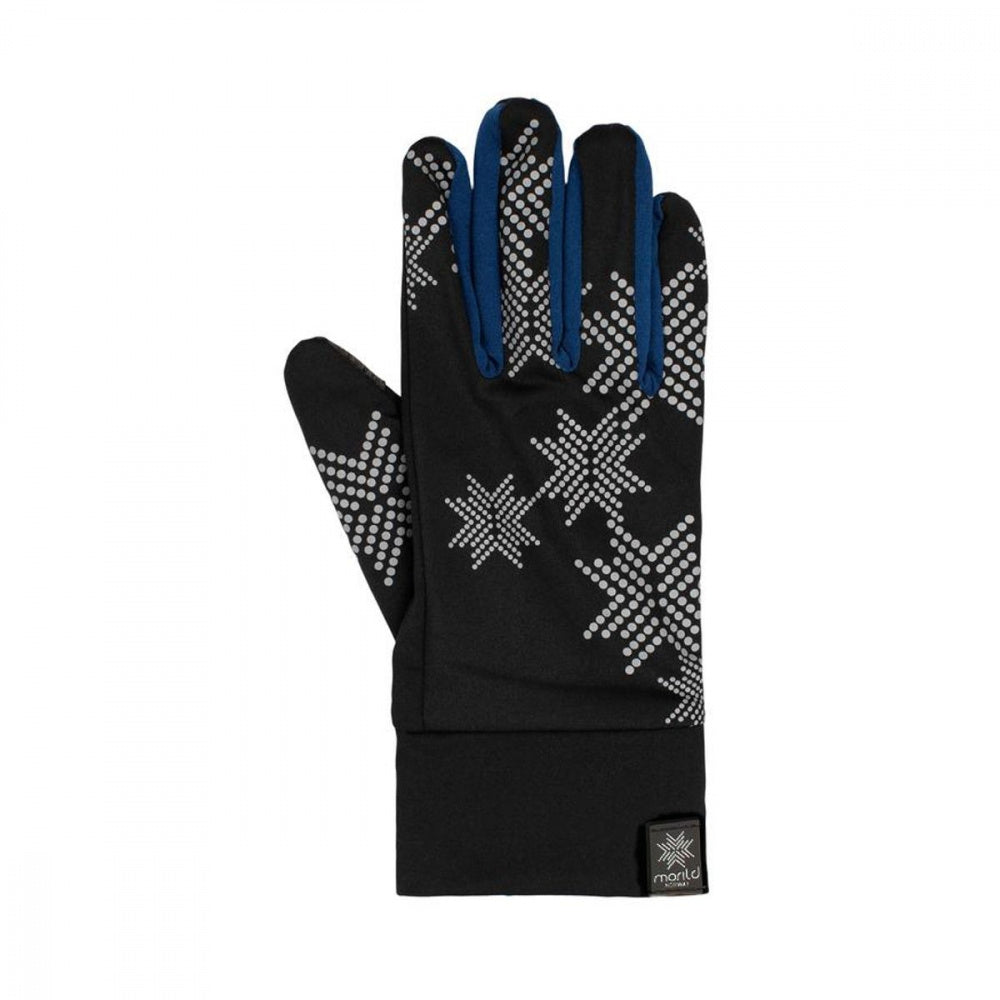 Morild Skimre gloves with reflector navy blue