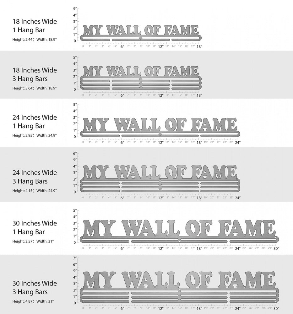 My Wall of Fame medal hanger - pre-order