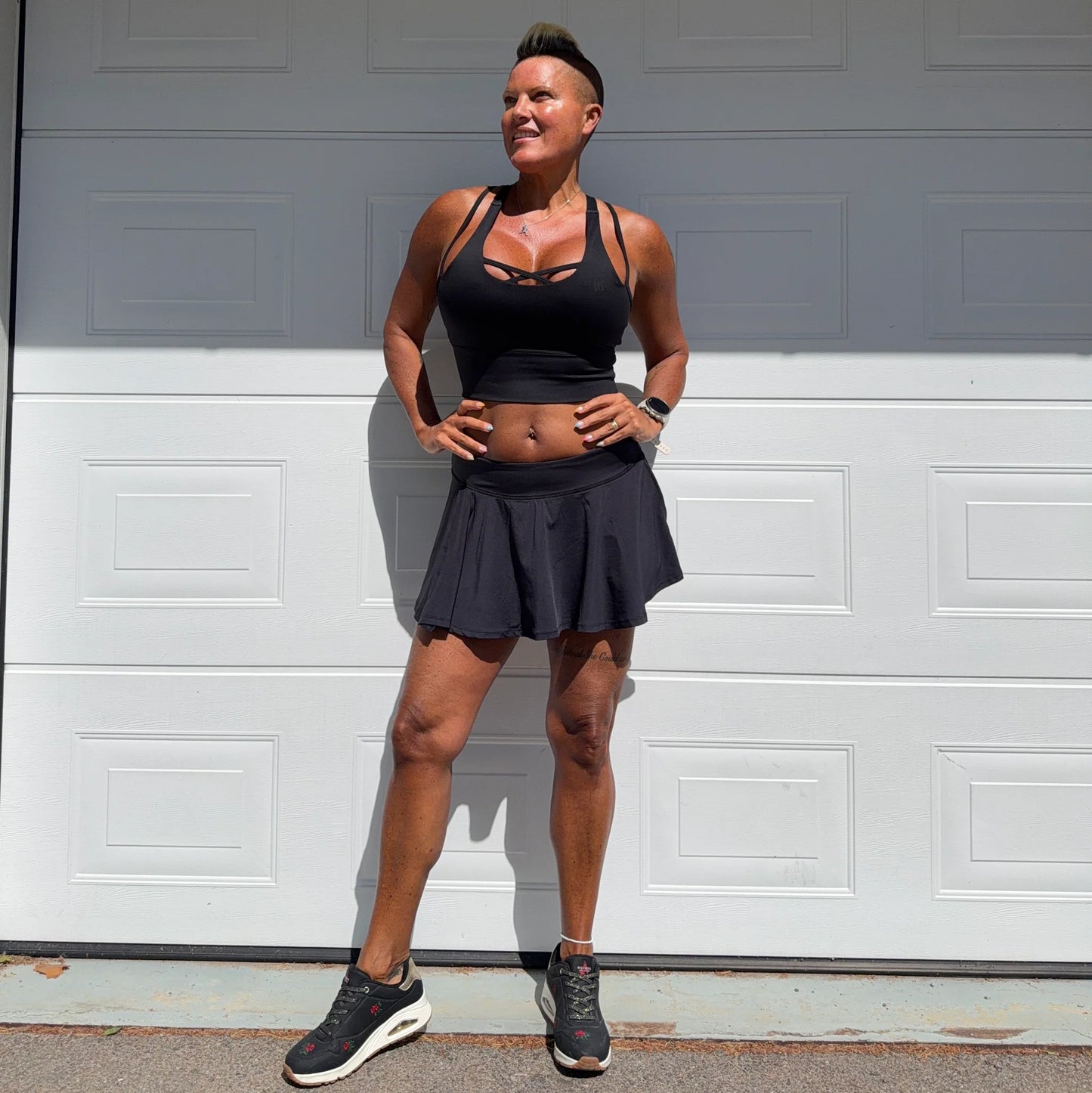 She Did Criss-X Sports-BH - Svart - Forhåndsbestilling: Sendes juni/juli 2026