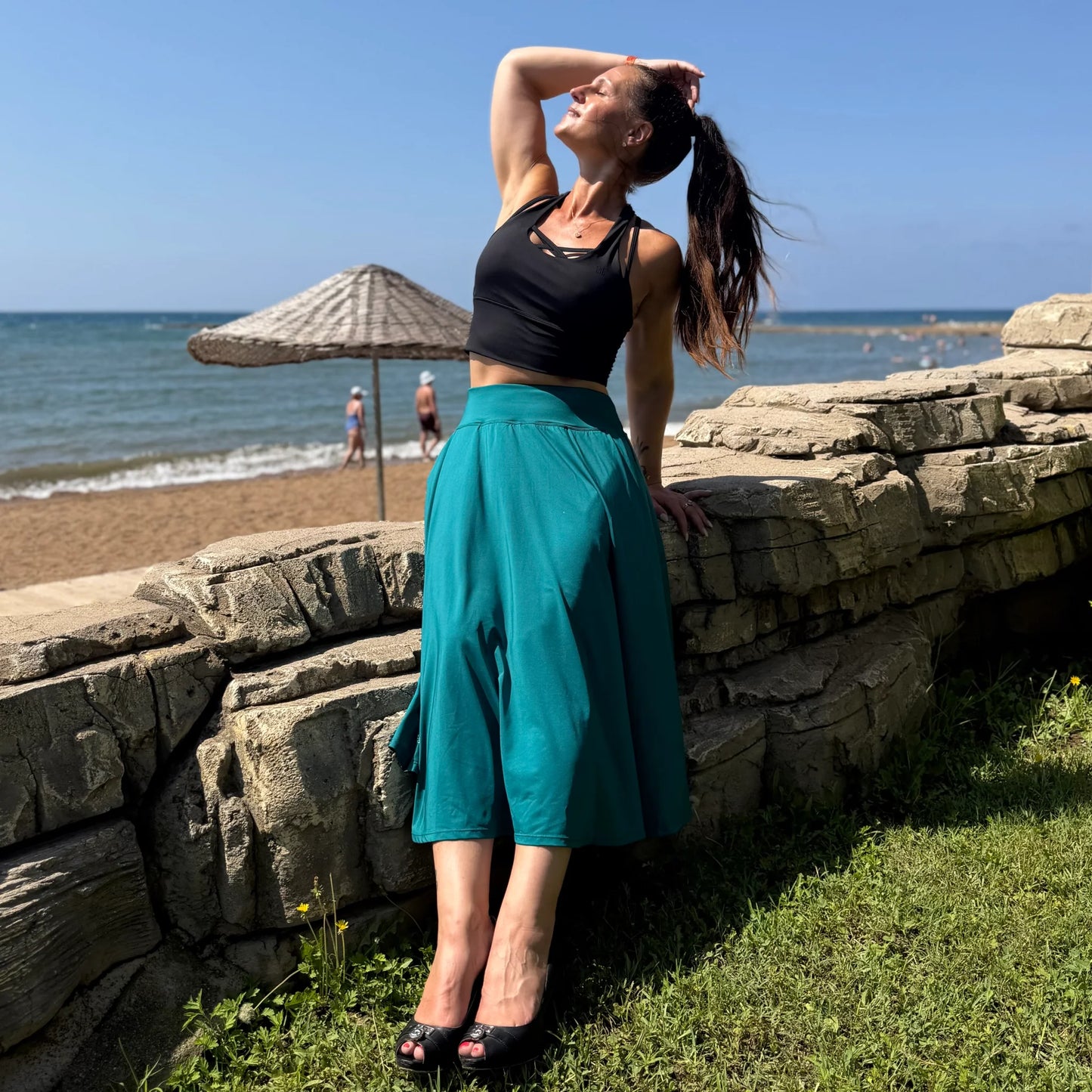 She Did langt skjørt - Ocean Deep - Forhåndsbestilling: Sendes august 2026