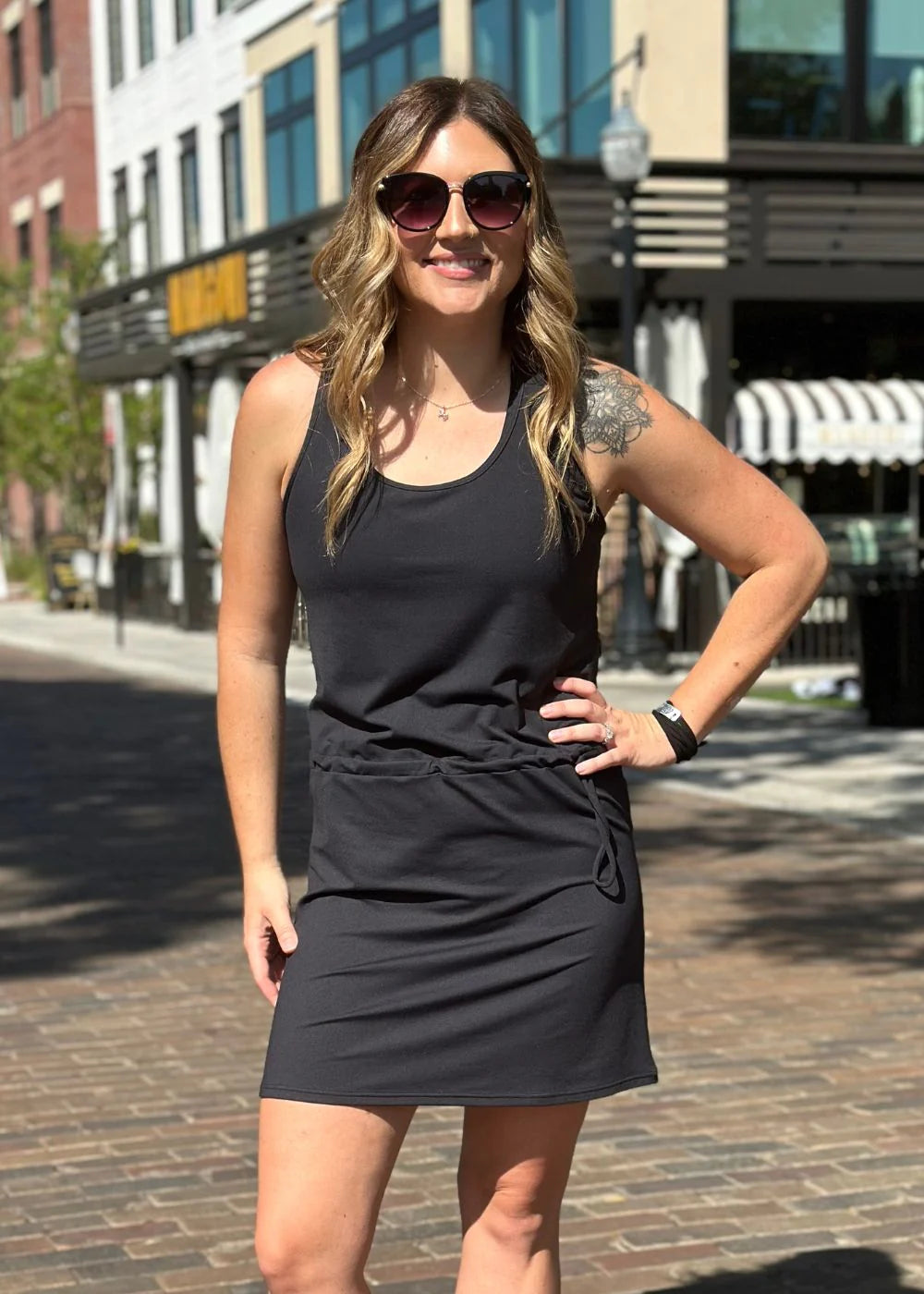 Cabana Dress black running dress