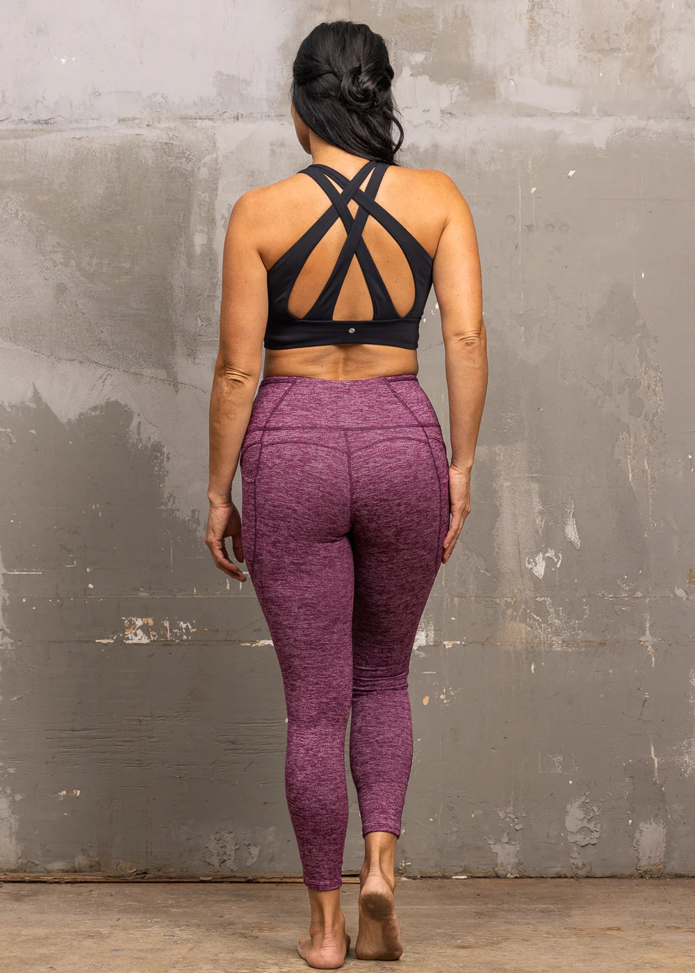 All-In High Rise Legging Cabernet Vintage Chic - full lengde
