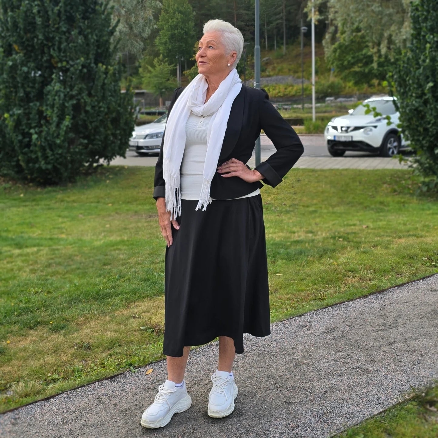 She Did langt skjørt - Svart - Forhåndsbestilling: Sendes august 2026
