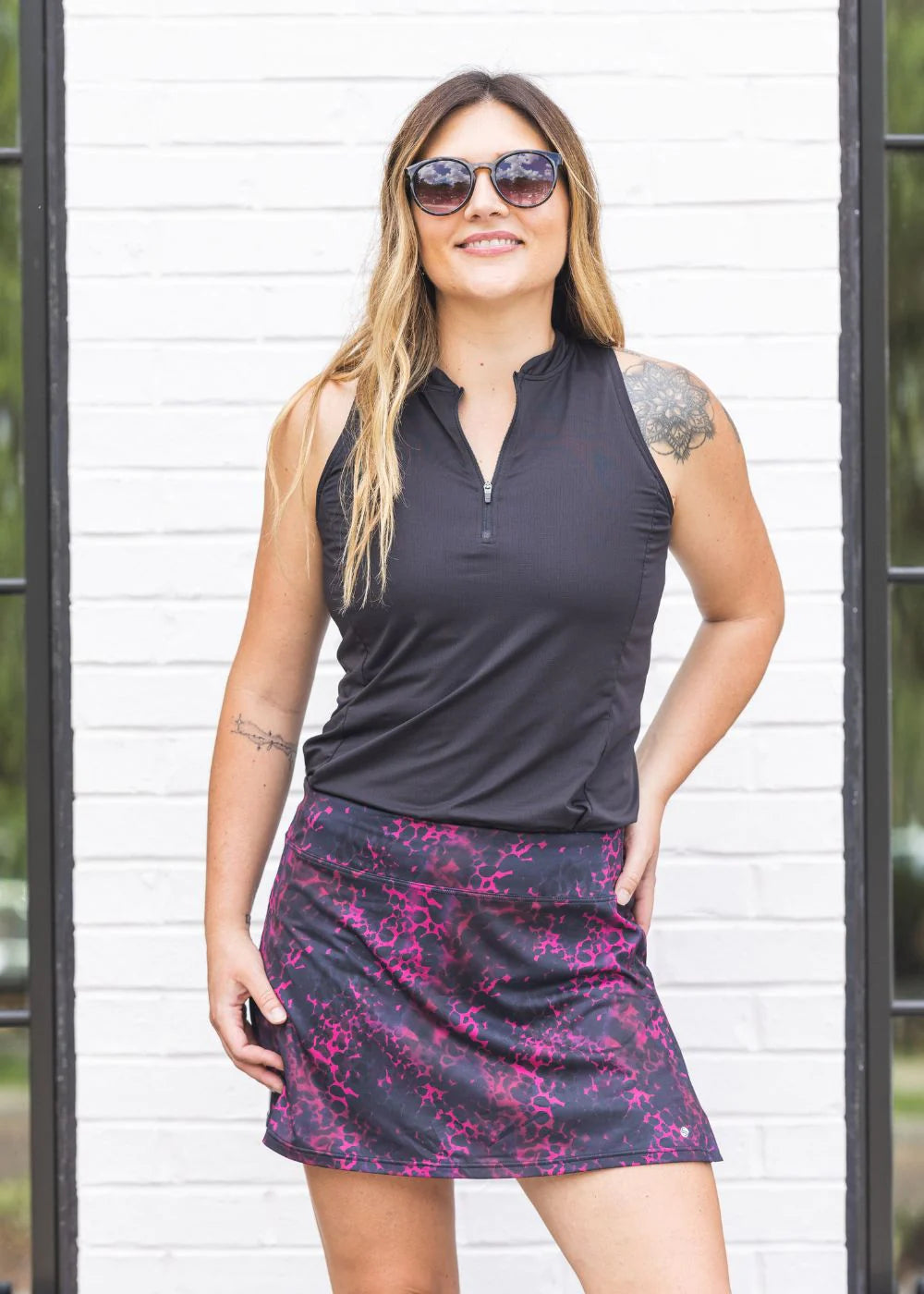 Gym Girl Ultra Skirt Pink Leopard