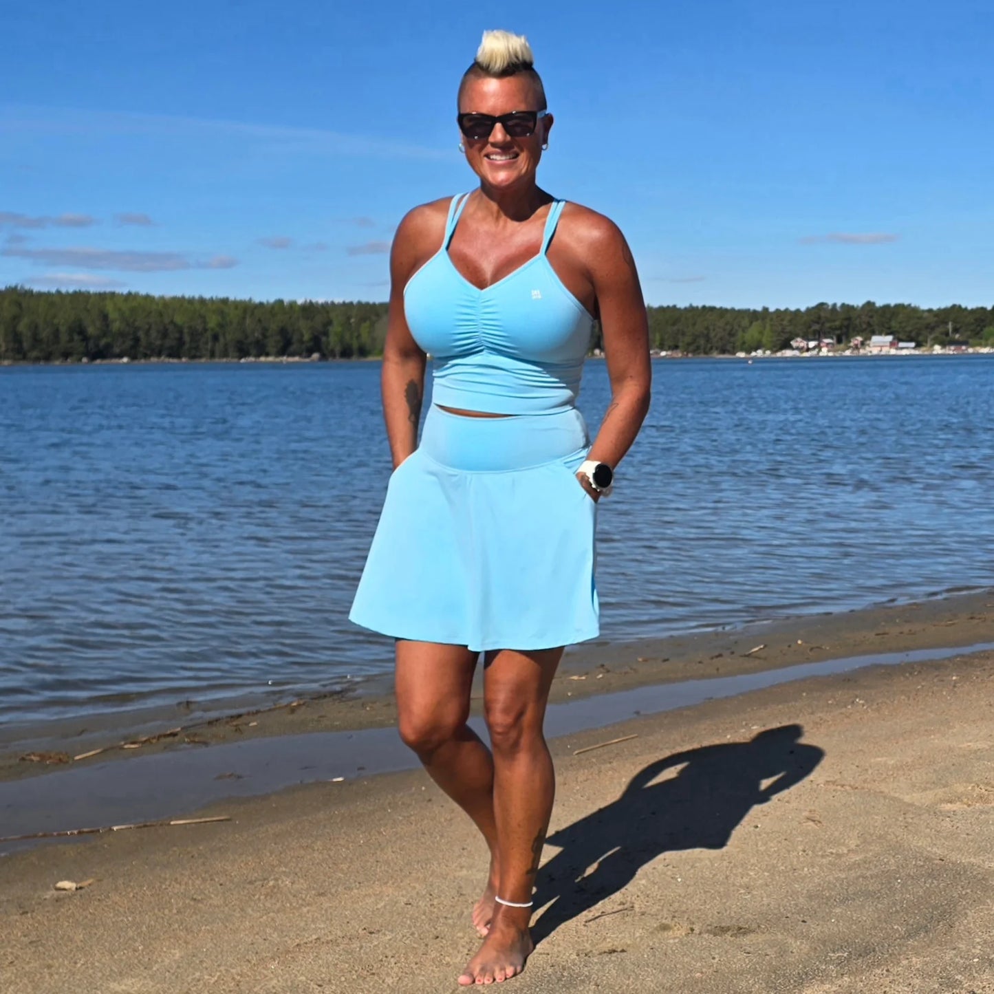 She Did løpeskjørt med lommer