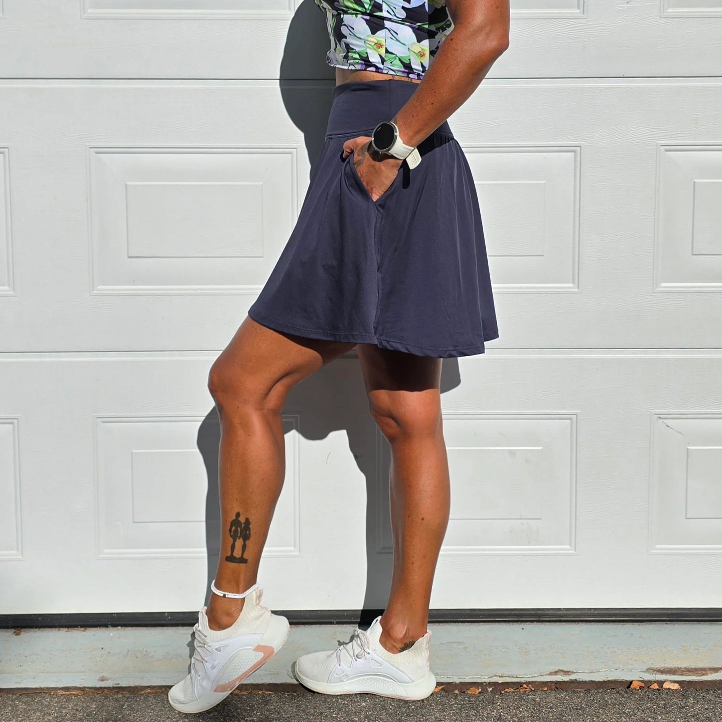 She Did running skirt Latte