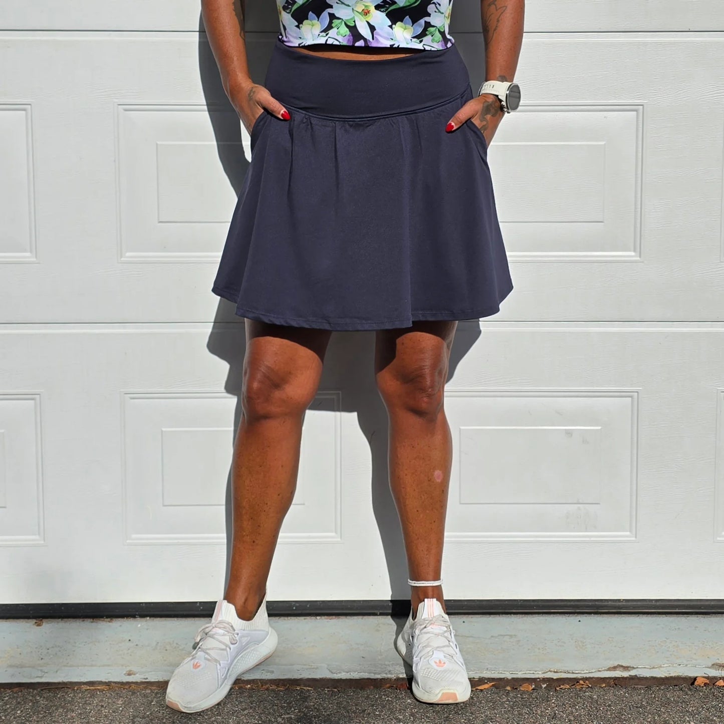 She Did running skirt Latte