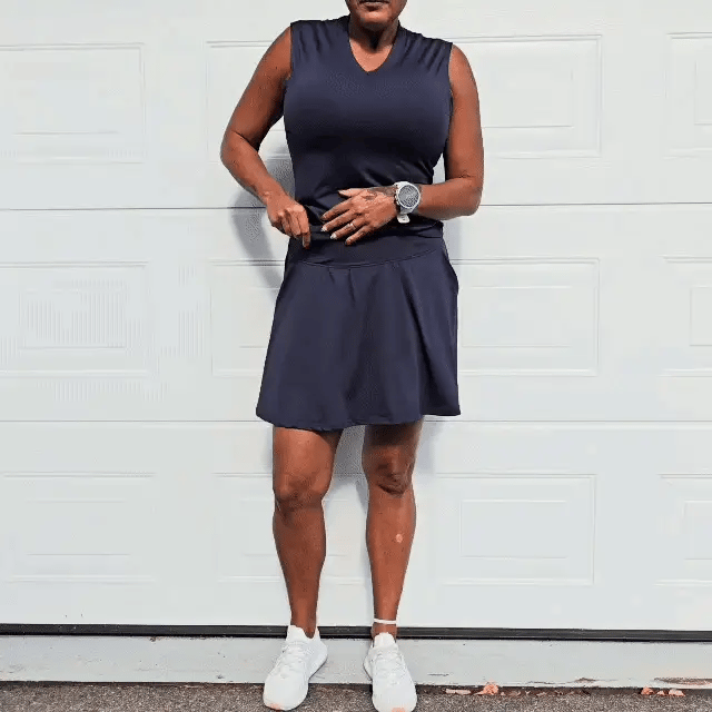 She Did running skirt Latte