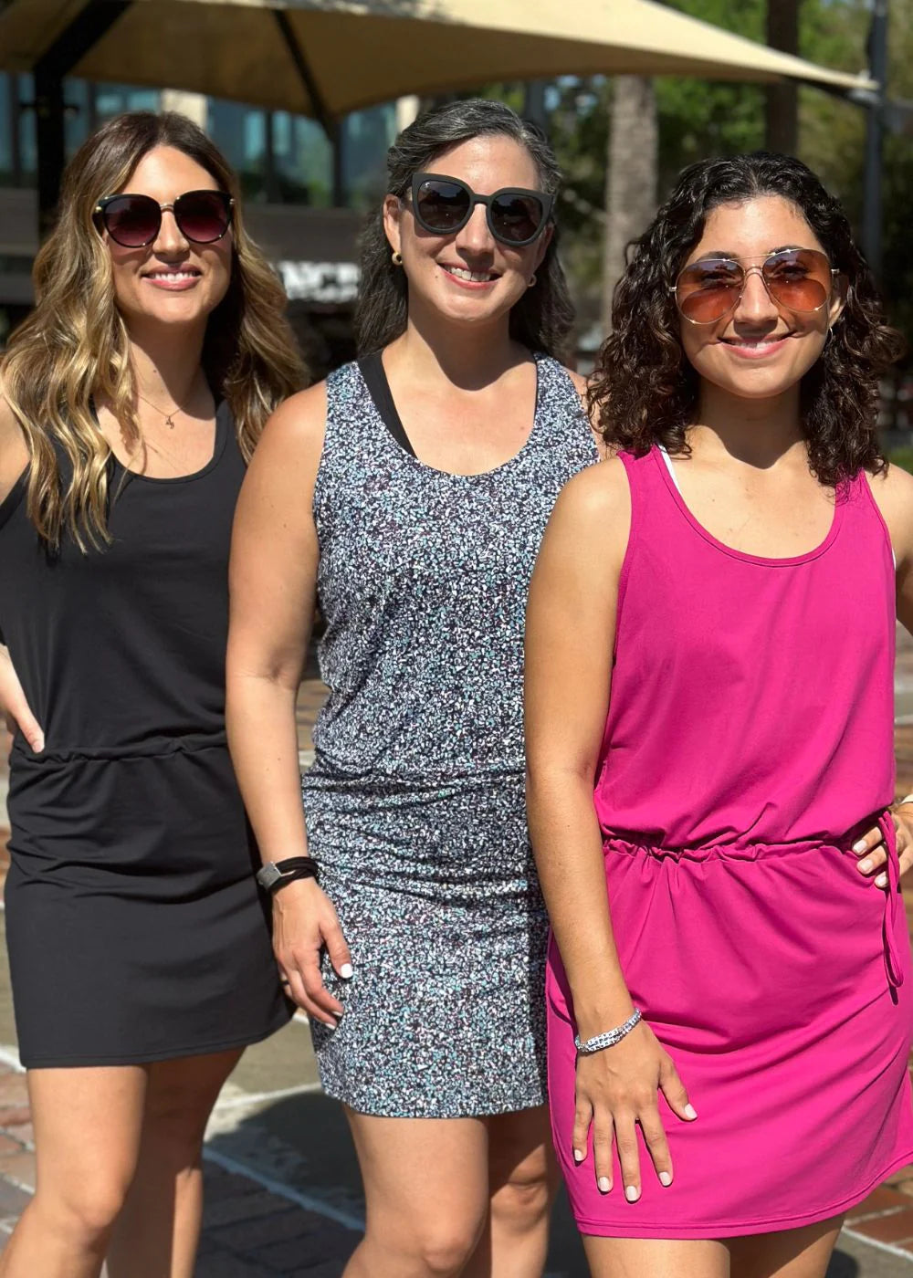 Cabana Dress Blue Mineral running dress