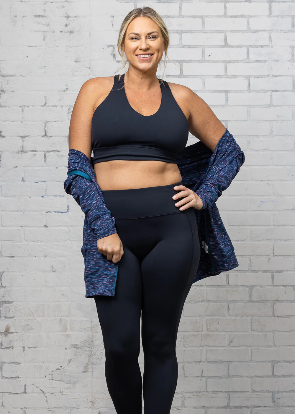 All-In High Rise Legging 7/8 black - shorter length