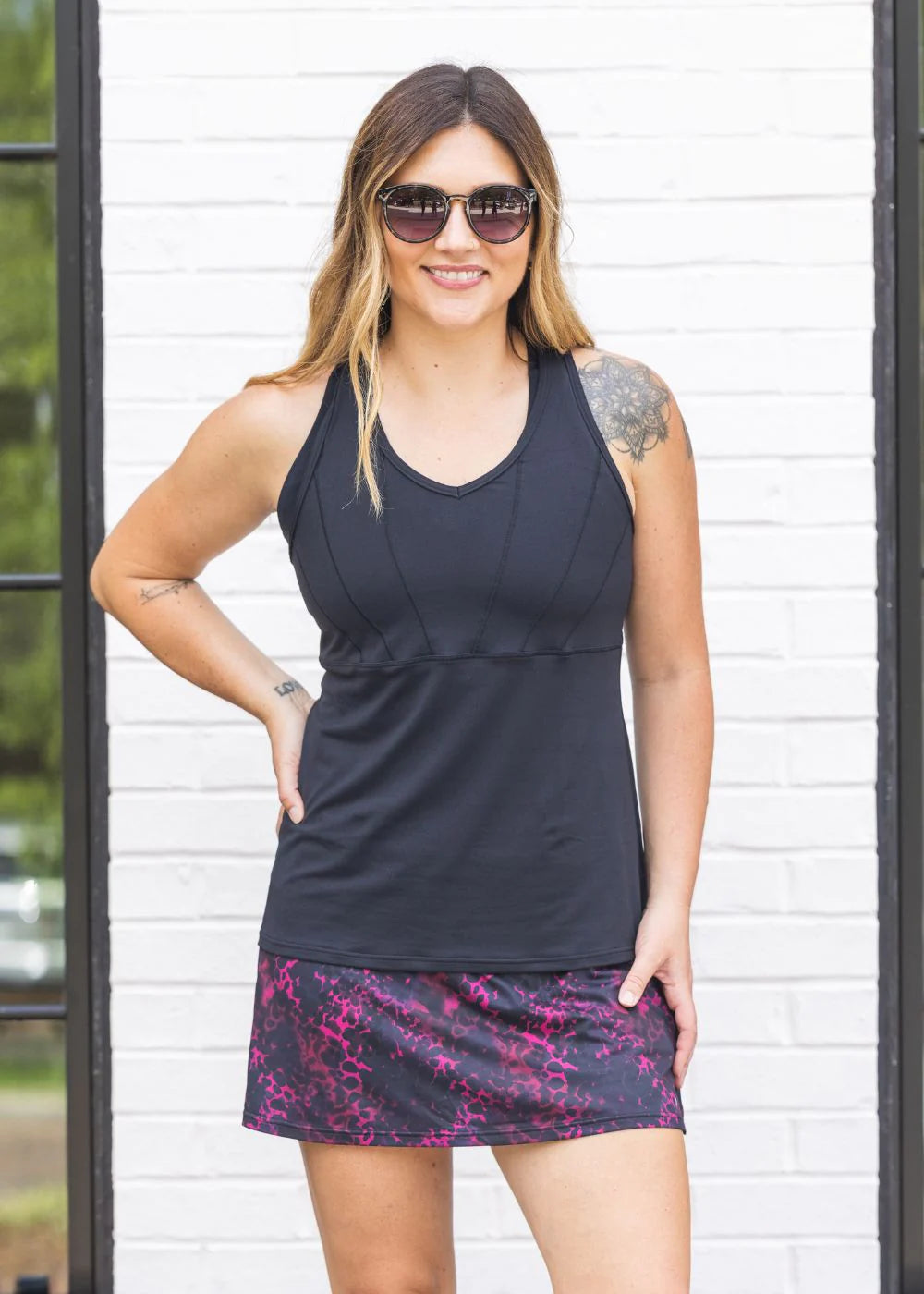 Gym Girl Ultra Skirt Pink Leopard