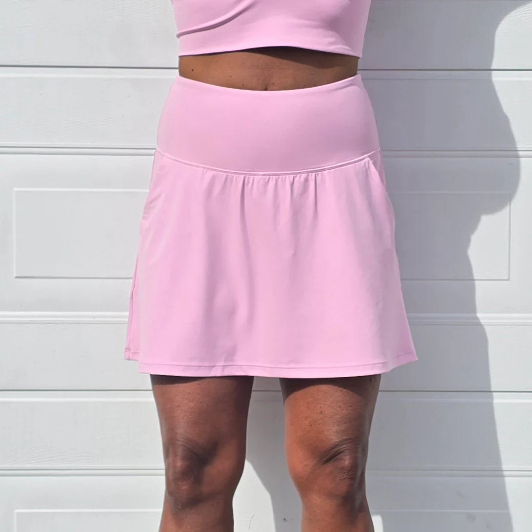 She Did running skirt Latte