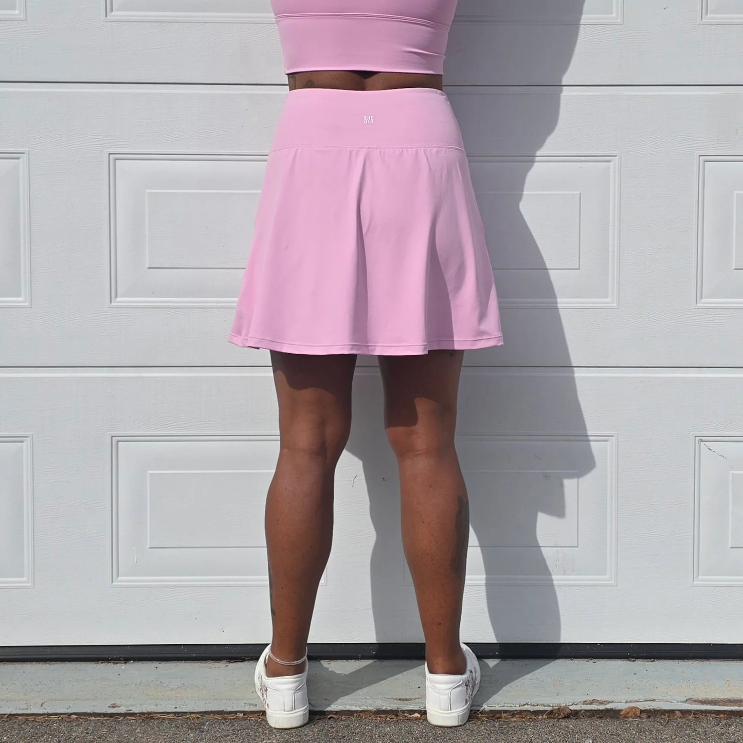 She Did running skirt Latte