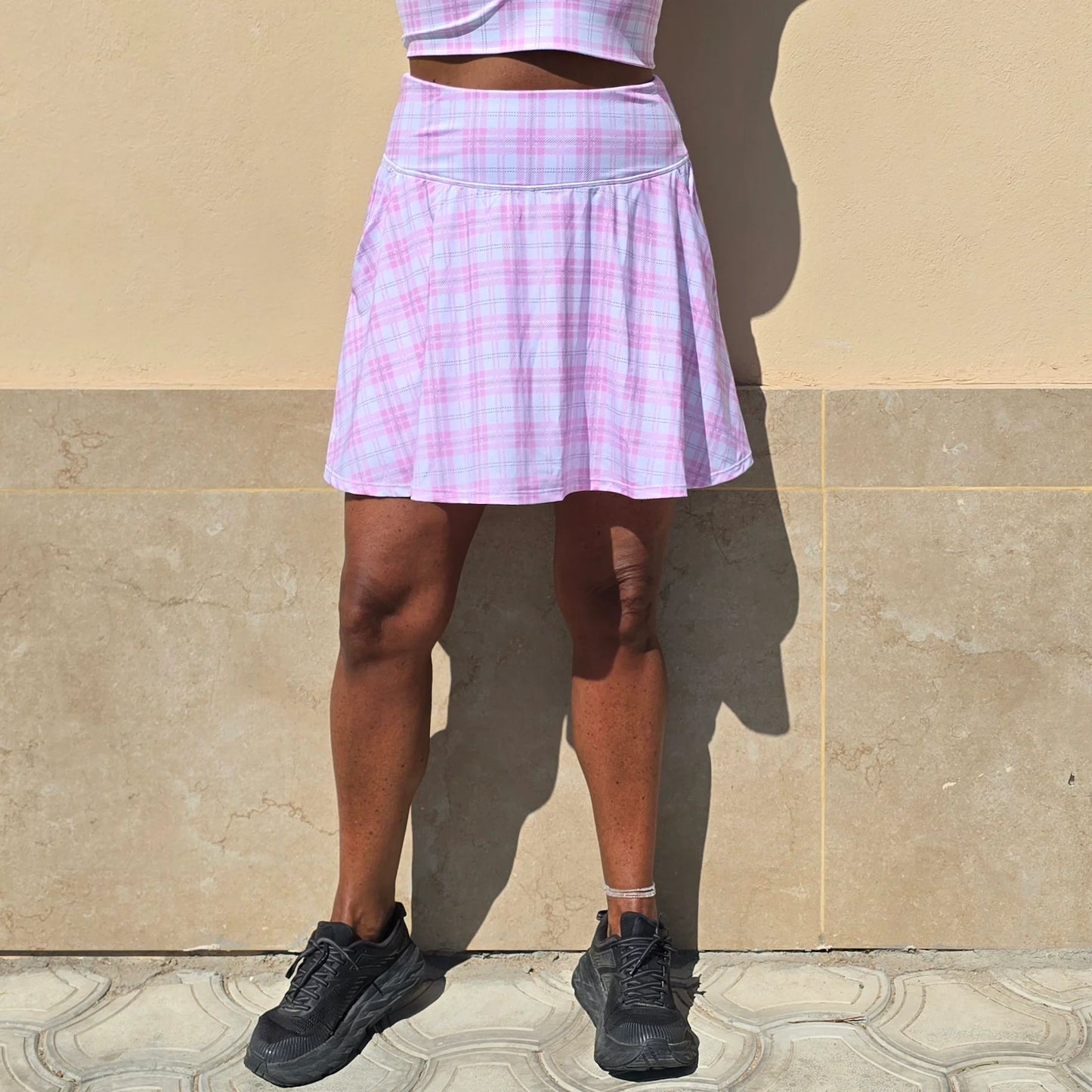 She Did running skirt Latte