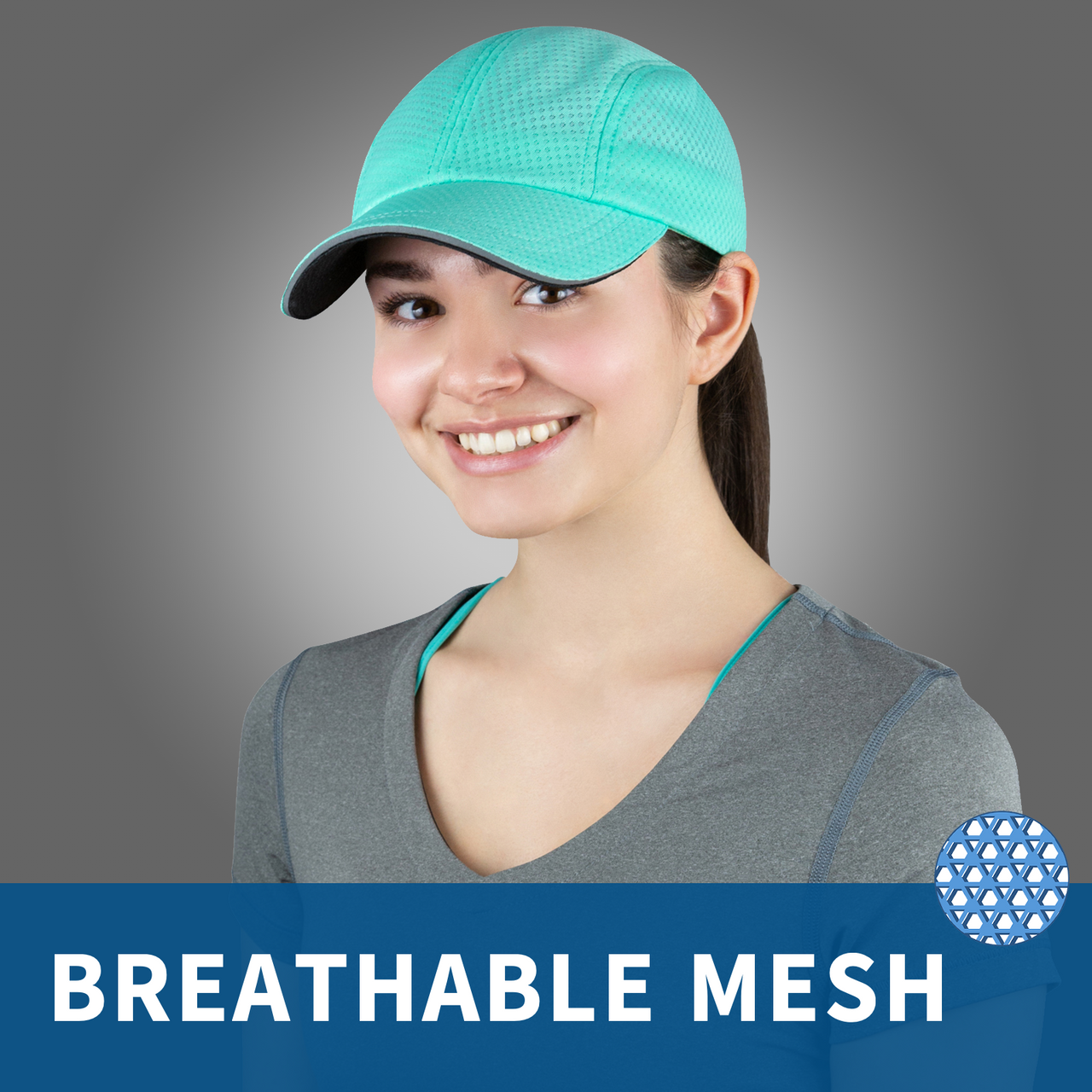 Race Day Cap women - sea green