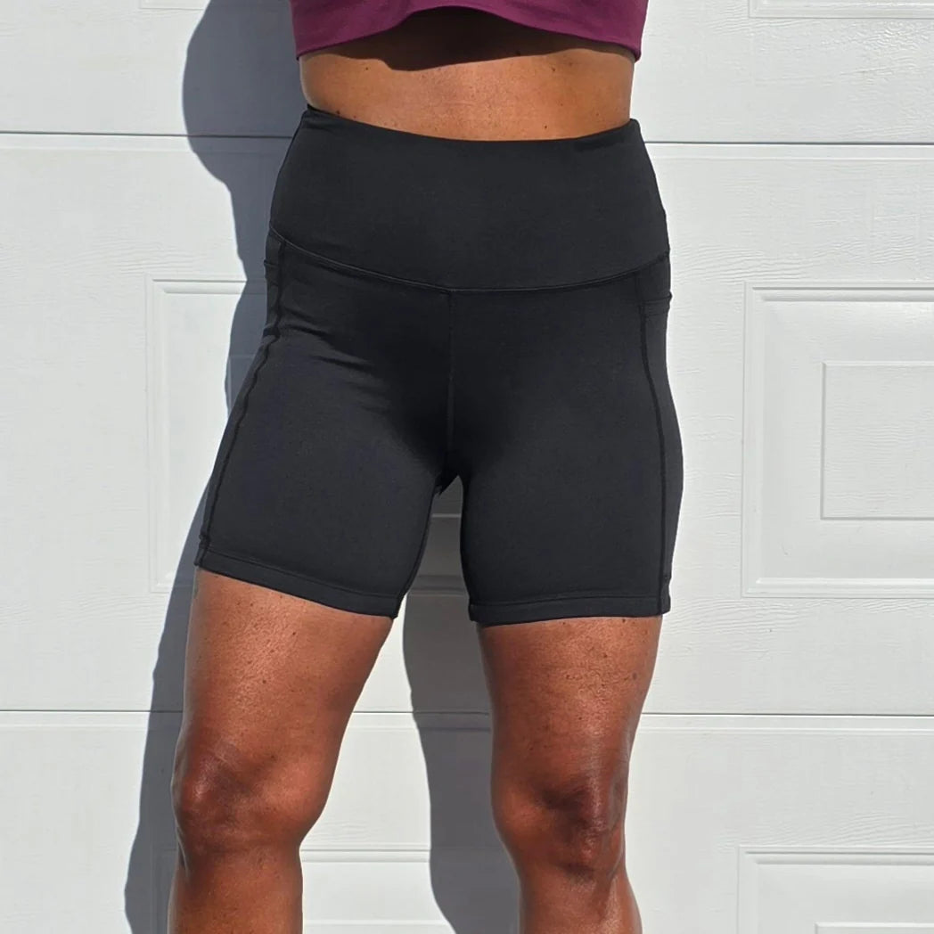 She Did Kort bikershorts svart