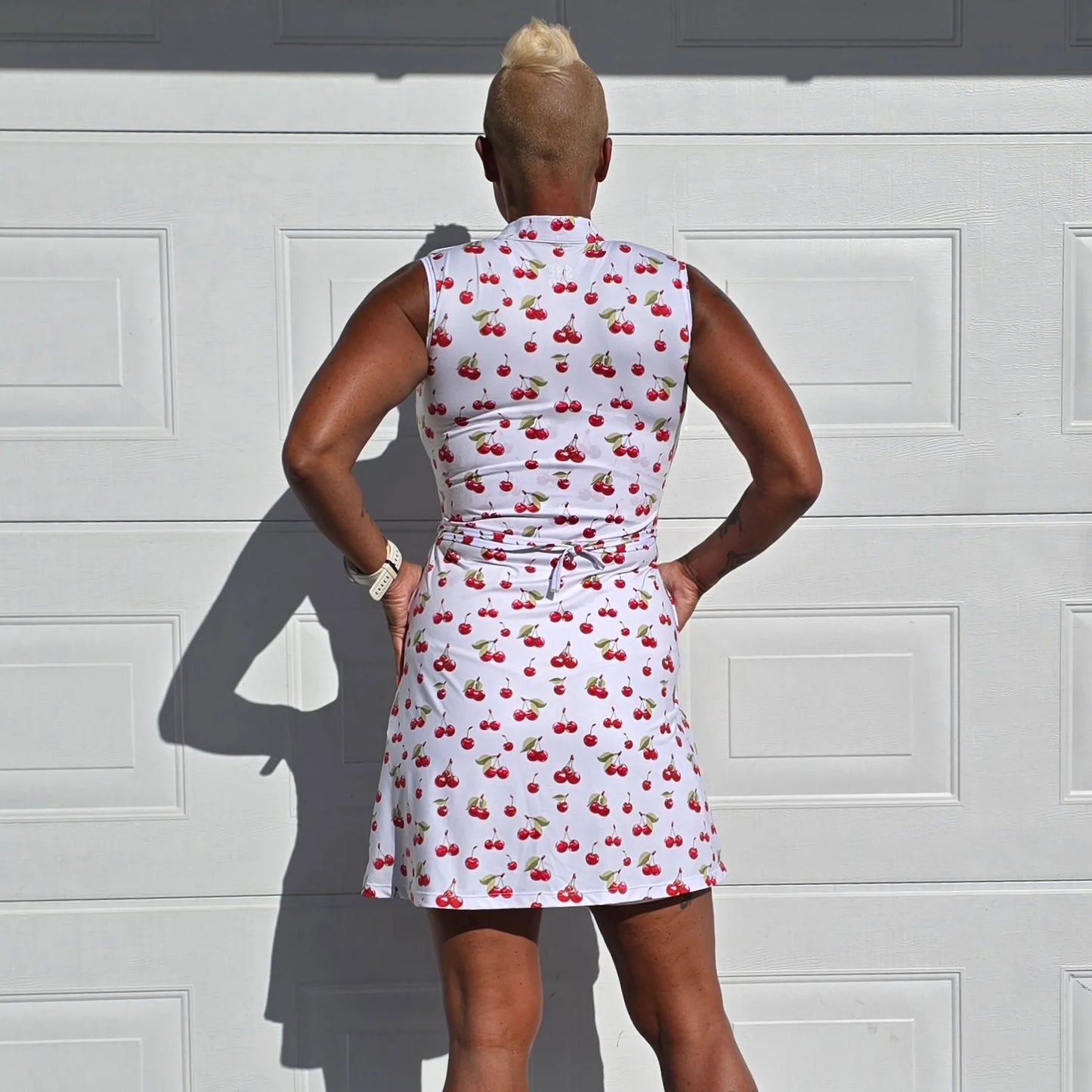 She Did golf skirt beige Tartan