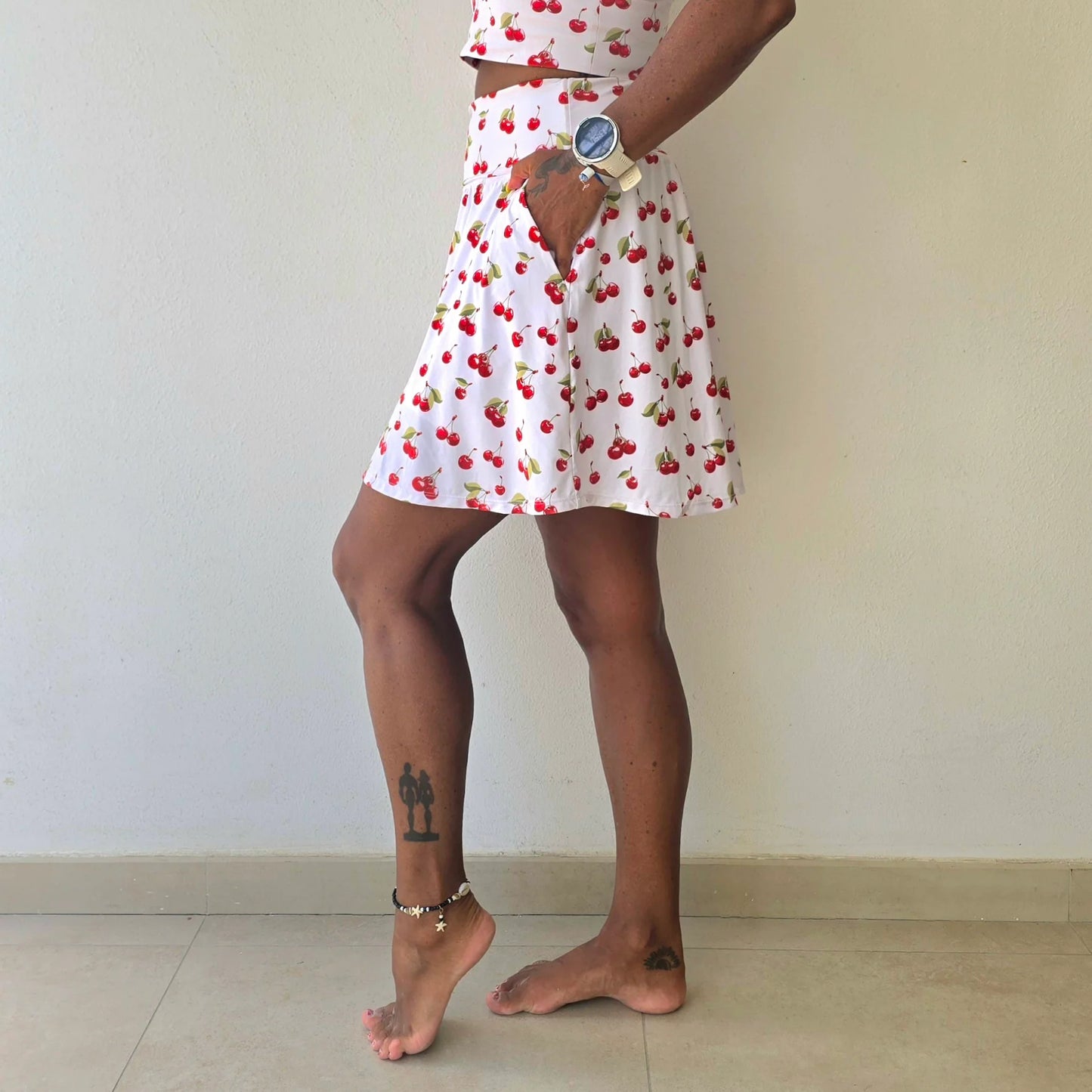 She Did running skirt Latte