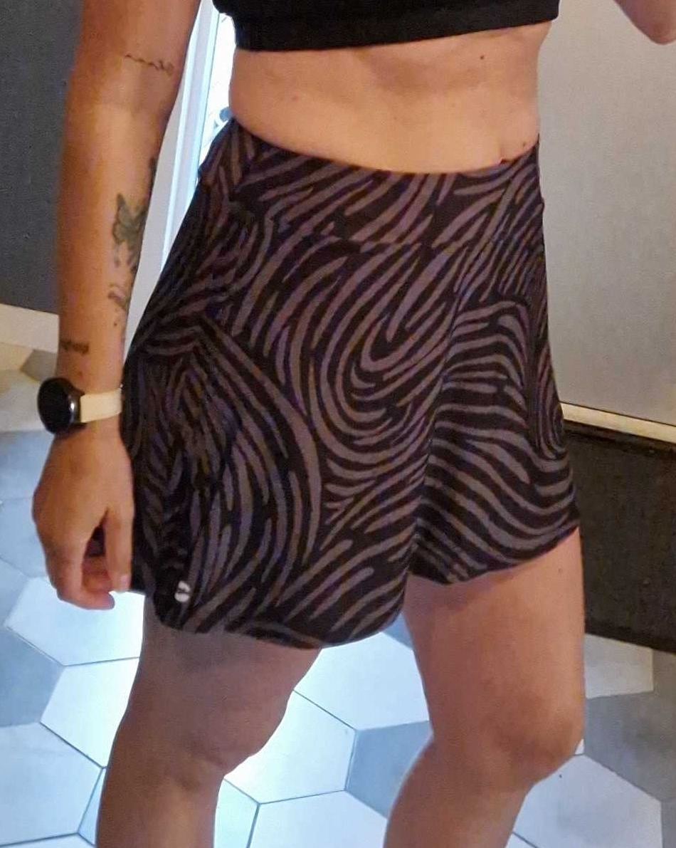 Gym Girl Skirt - Whirly Girl Shades of Black