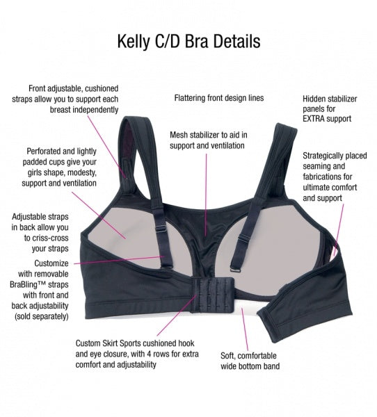 Kelly B/DD Bra black