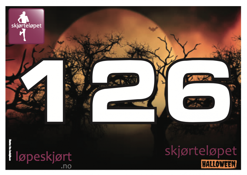 Skjørteløpet Halloween virtuelt 2017