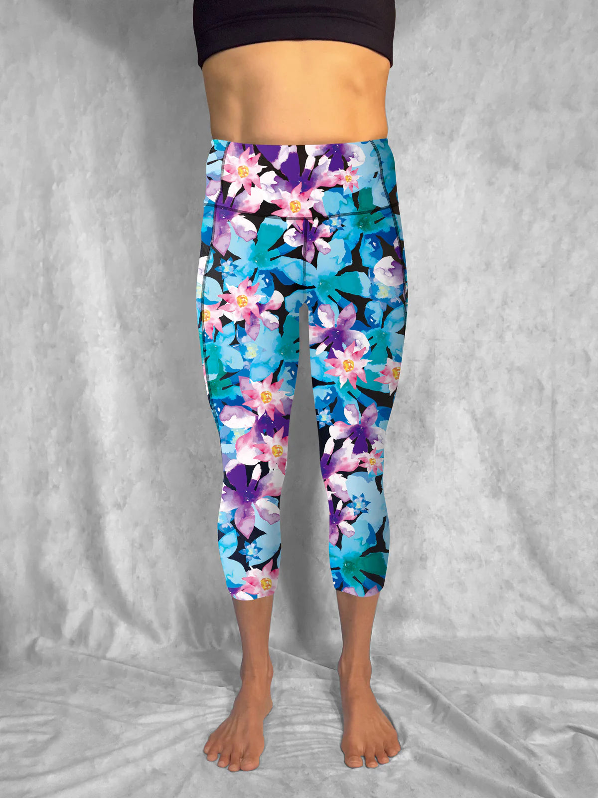 All In High Rise Capris - Aloha - Forhåndsbestilling: Sendes august 2026