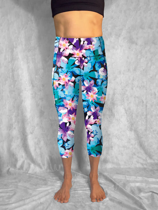 All In High Rise Capris - Aloha - Forhåndsbestilling: Sendes august 2026
