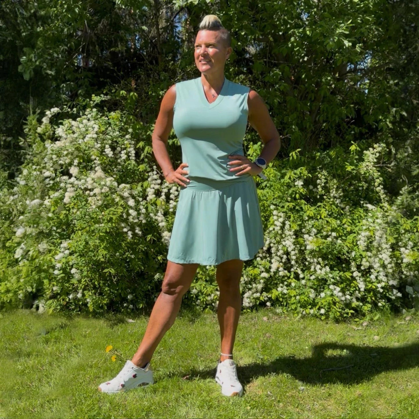 She Did lett løpeskjørt - Mint