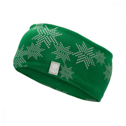 Morild Skimre headband with reflector pine green 