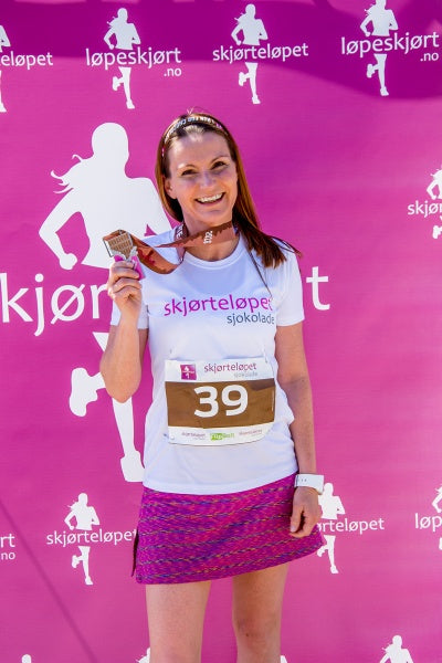 T-skjorte I run for chocolate