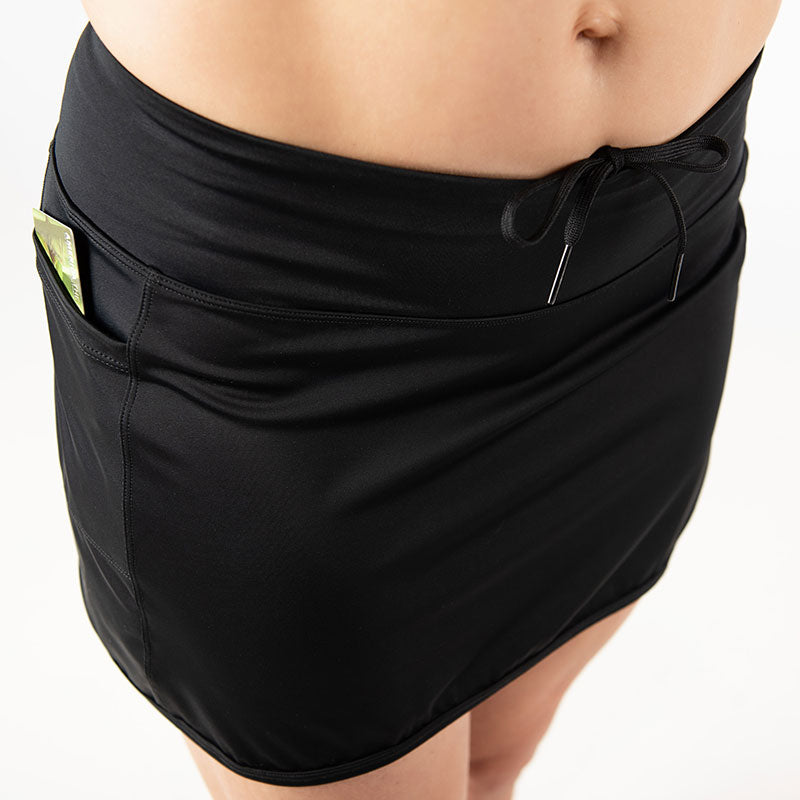 Swim Skirt svart badeskjørt