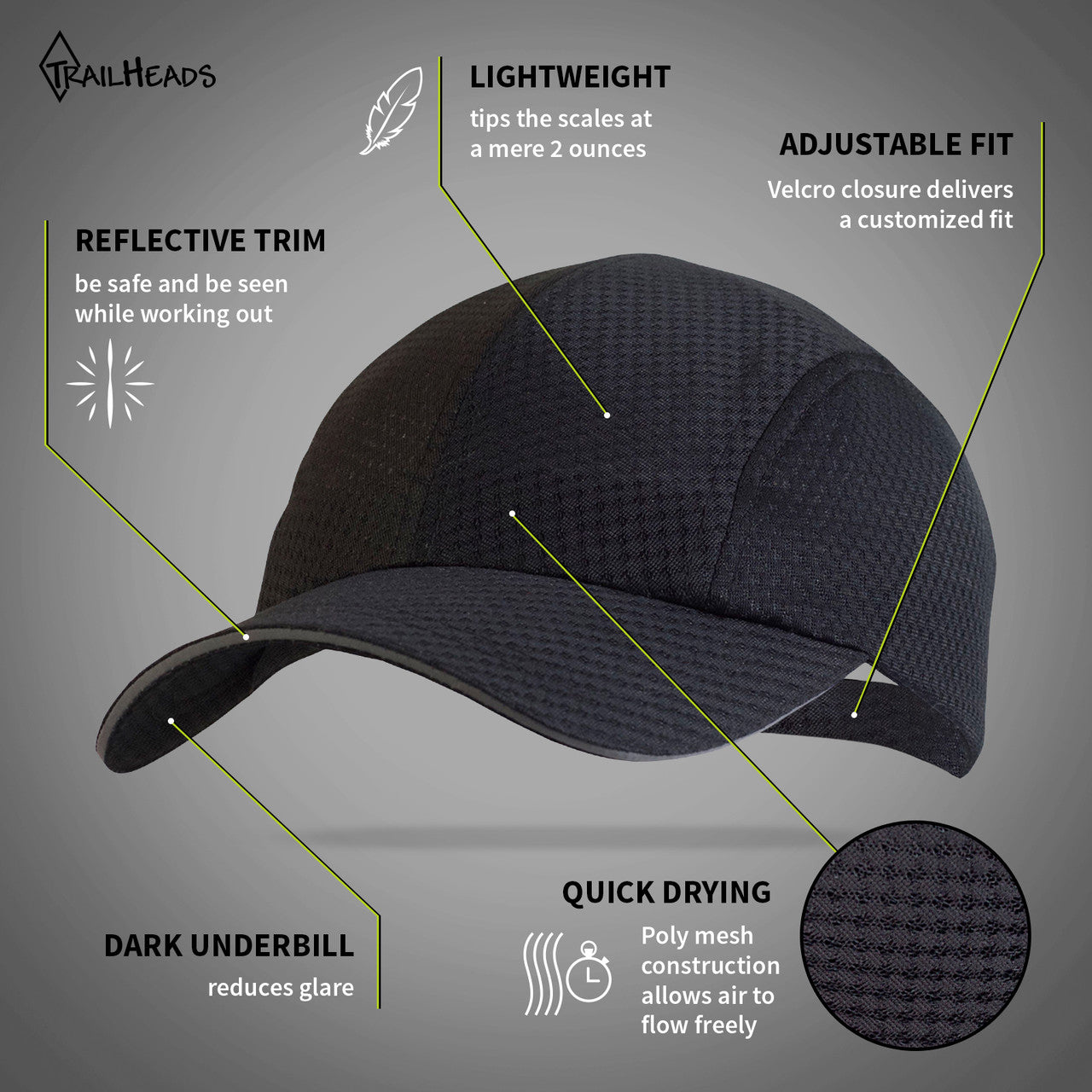 Race Day Cap men - black