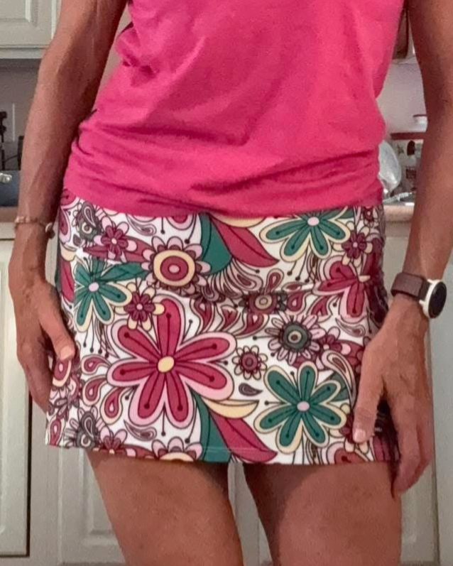 Happy Girl Skirt - Sugar Magnolia Pink with Envy