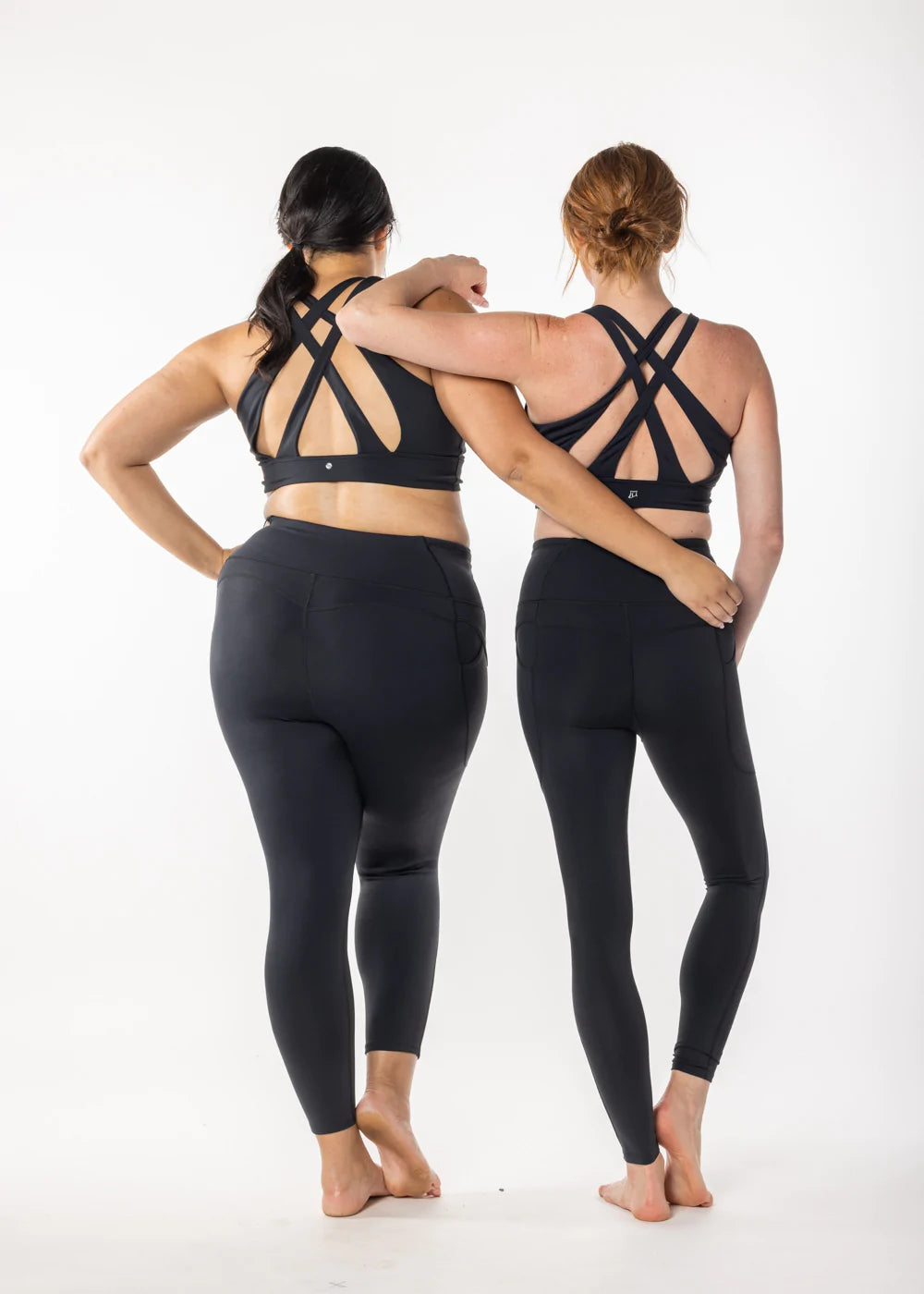 All In Long Bra black