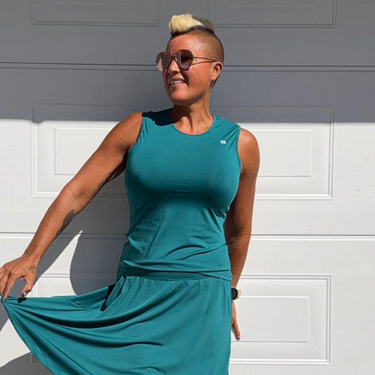 She Did tanktopp - Ocean Deep - Forhåndsbestilling: Sendes mai/juni 2026