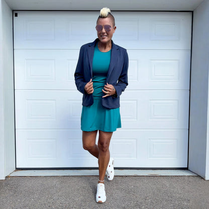 She Did running skirt Latte