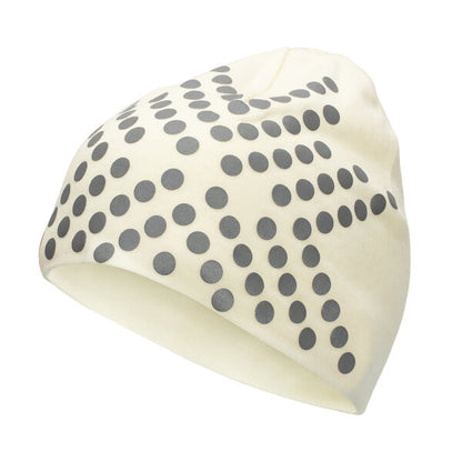 Morild Sølvfaks wool hat with reflector white