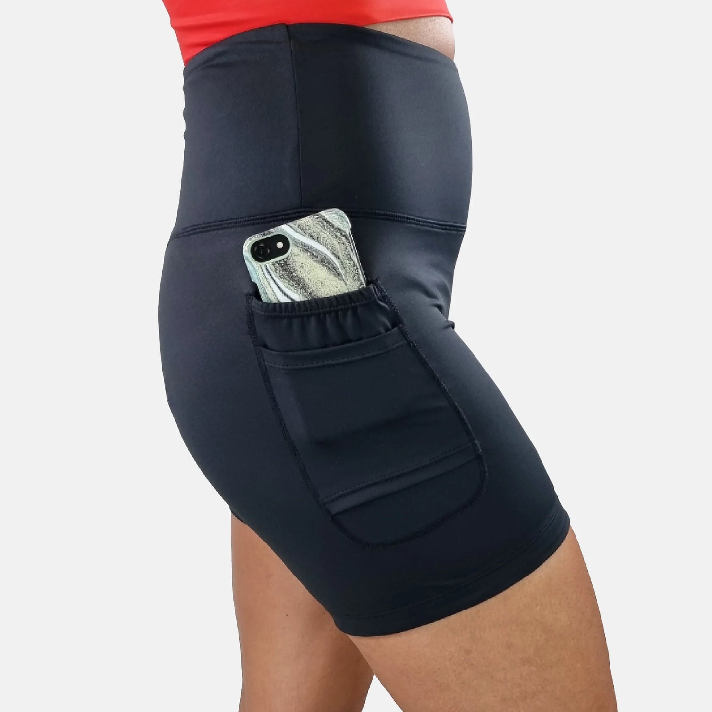 She Did Kort bikershorts svart