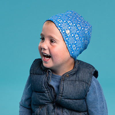 Morild Glitre Junior lue med refleks korall