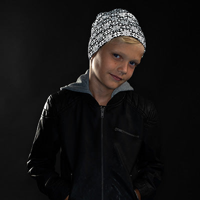 Morild Glitre Junior lue med refleks korall