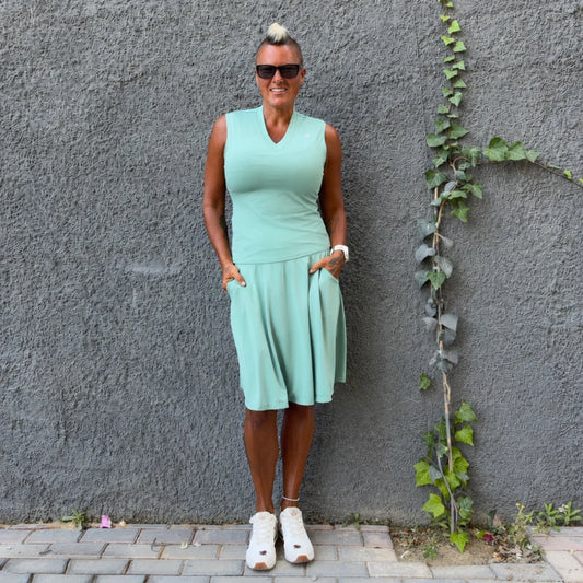She Did V-tanktopp - Mint