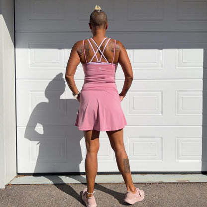 She Did running skirt Latte