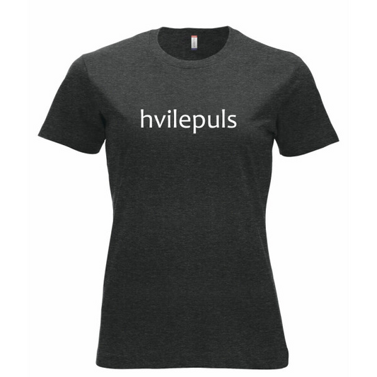 T-shirt Resting Heart Rate Anthracite - women