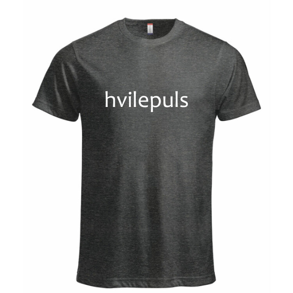 T-shirt Resting Heart Rate Anthracite - men's